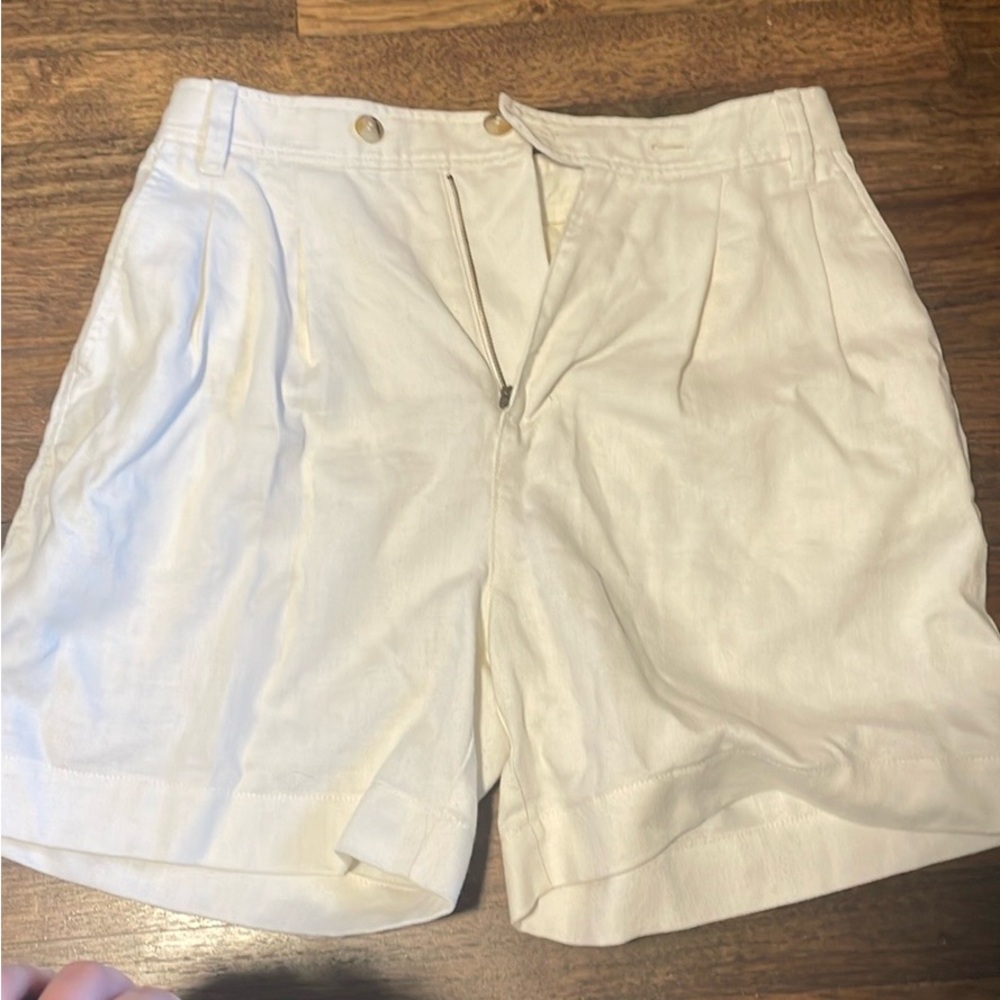 Madewell Clarke linen blend shorts